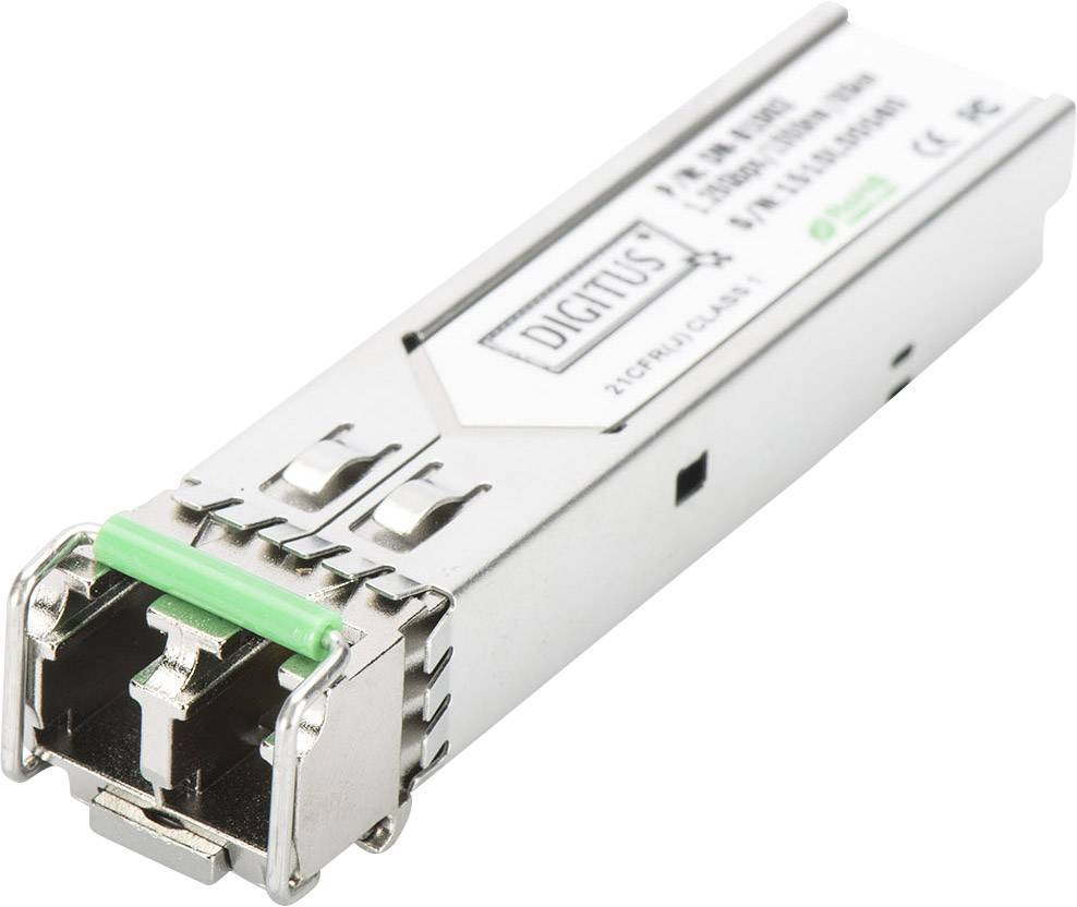 DIGITUS mini GBIC (SFP) Module, 1,25 Gbps, 80km Multimedia-Technik SFP Transceiver Modul/MiniGbic