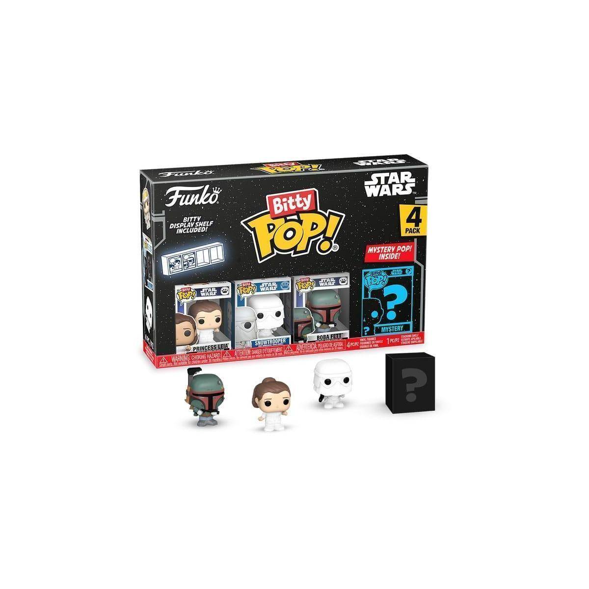 FK83669 - Star Wars Bitty POP! Vinyl Figuren 4er-Pack Leia 2,5 cm