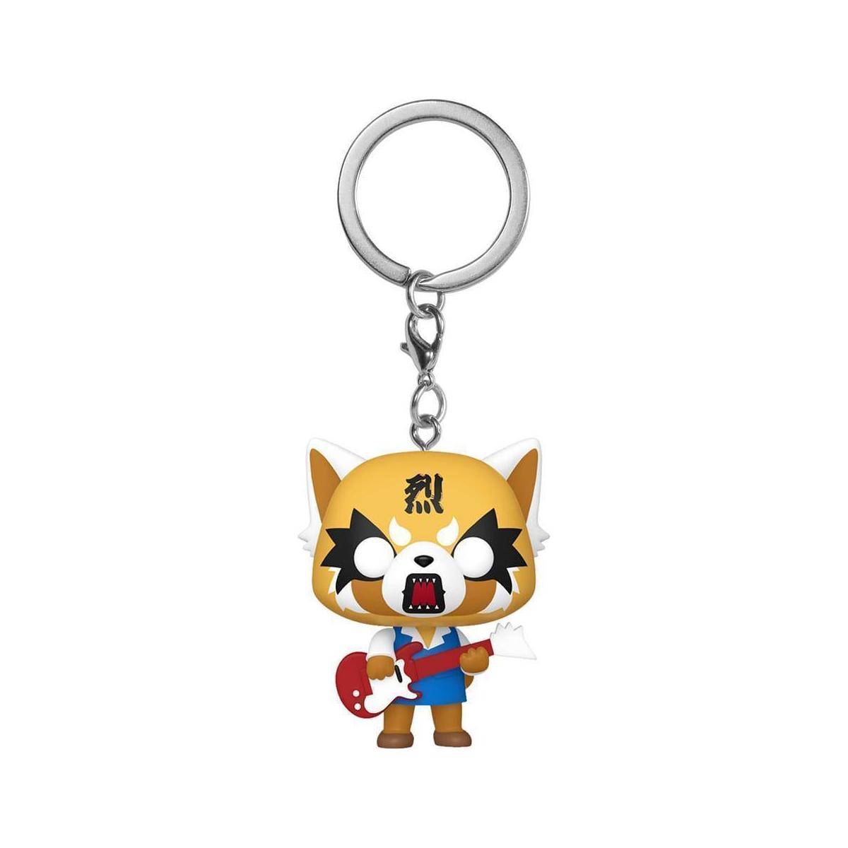 FK80390 - Sanrio POP! Vinyl Schlüsselanhänger 4 cm Aggretsuko wGuitar Display (12)