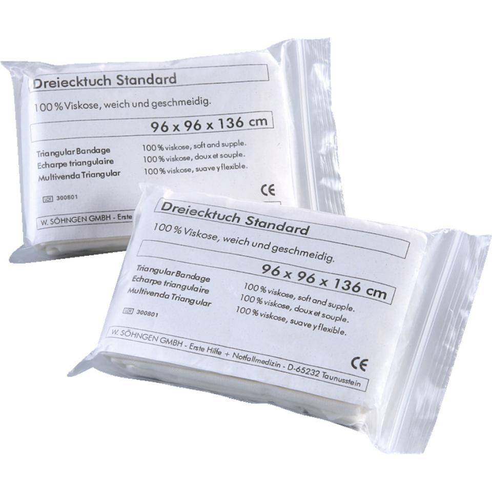 SÖHNGEN® Dreieckstuch V, rohweiß, Zellwoll-Reinforce, 96x96x136cm, 10/VE