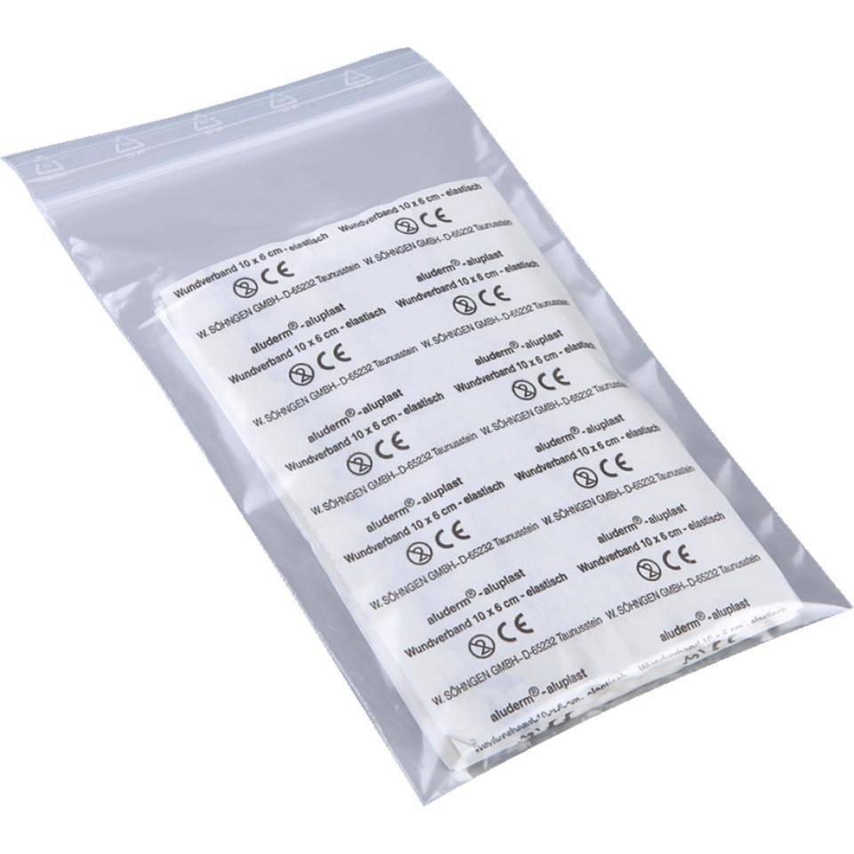 aluderm-aluplast Wundschnellverband, weiß, 10x6cm, 30/VE