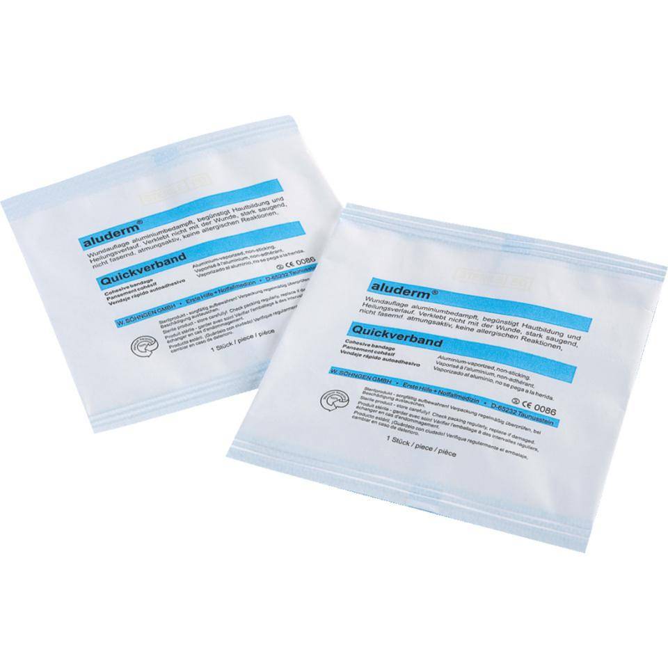 aluderm Quickverband Finger, ASR A4.3, Polyestervlies, 10/VE