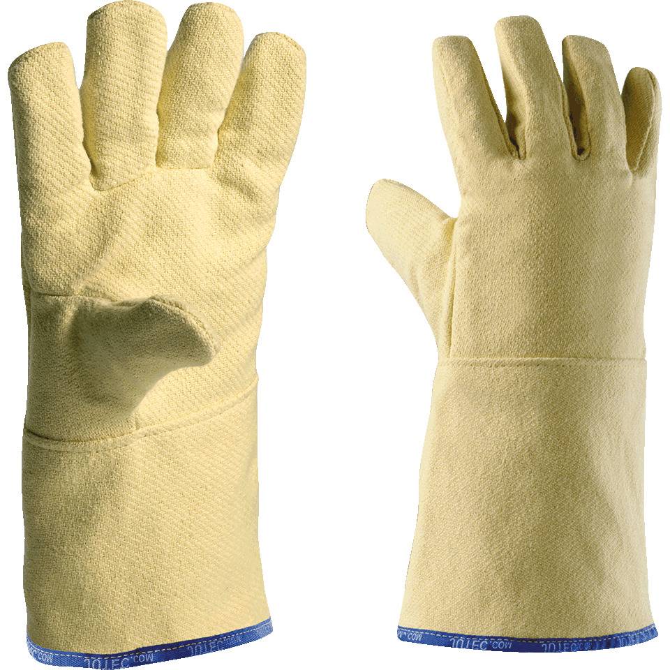 Hitzeschutzhandschuh H115, Kat.III, gelb, Aramid/Baumwolljersey, 360mm, Größe 10
