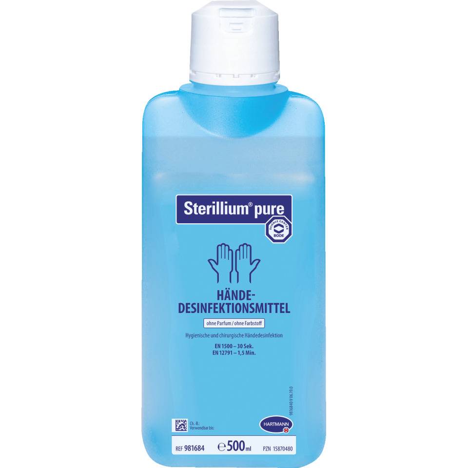 HARTMANN Desinfektionsmittel Sterillium® pure, zur Handdesinfektion, 500ml/Flasche