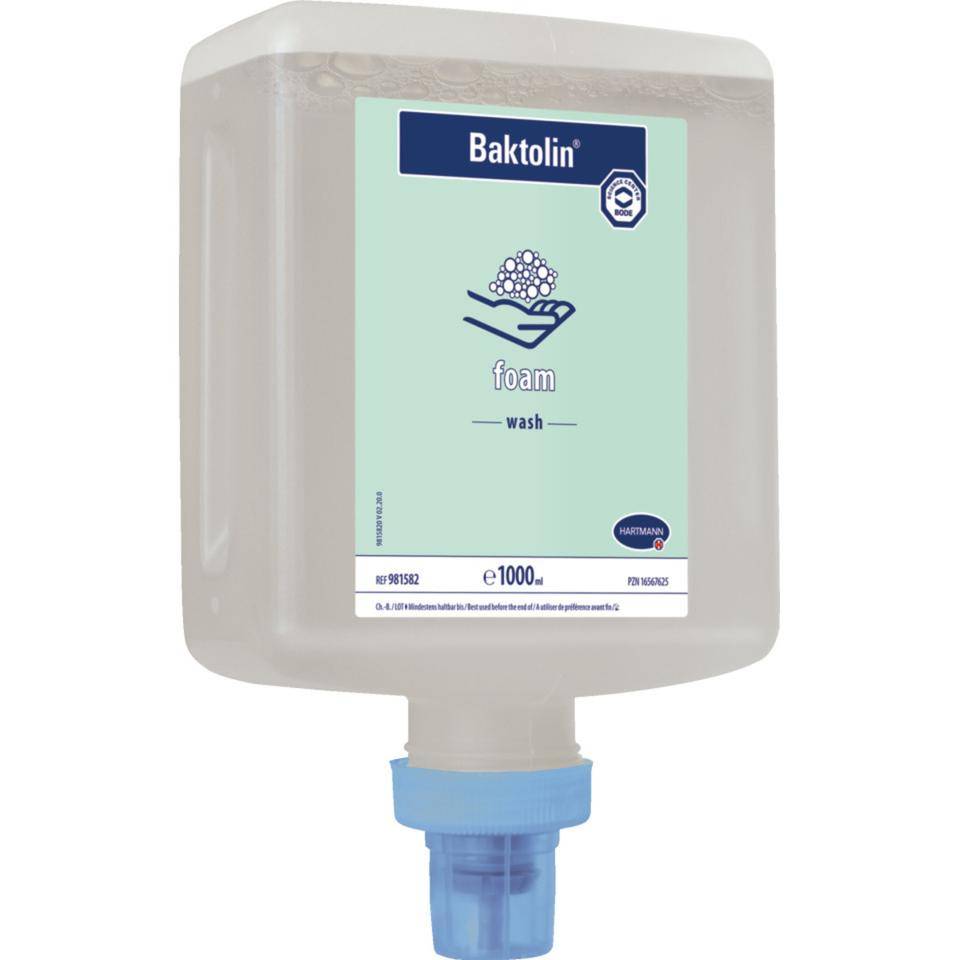 HARTMANN Reinigungsschaum Baktolin® foam, mit vormontierter Dosierpumpe, 1000 ml