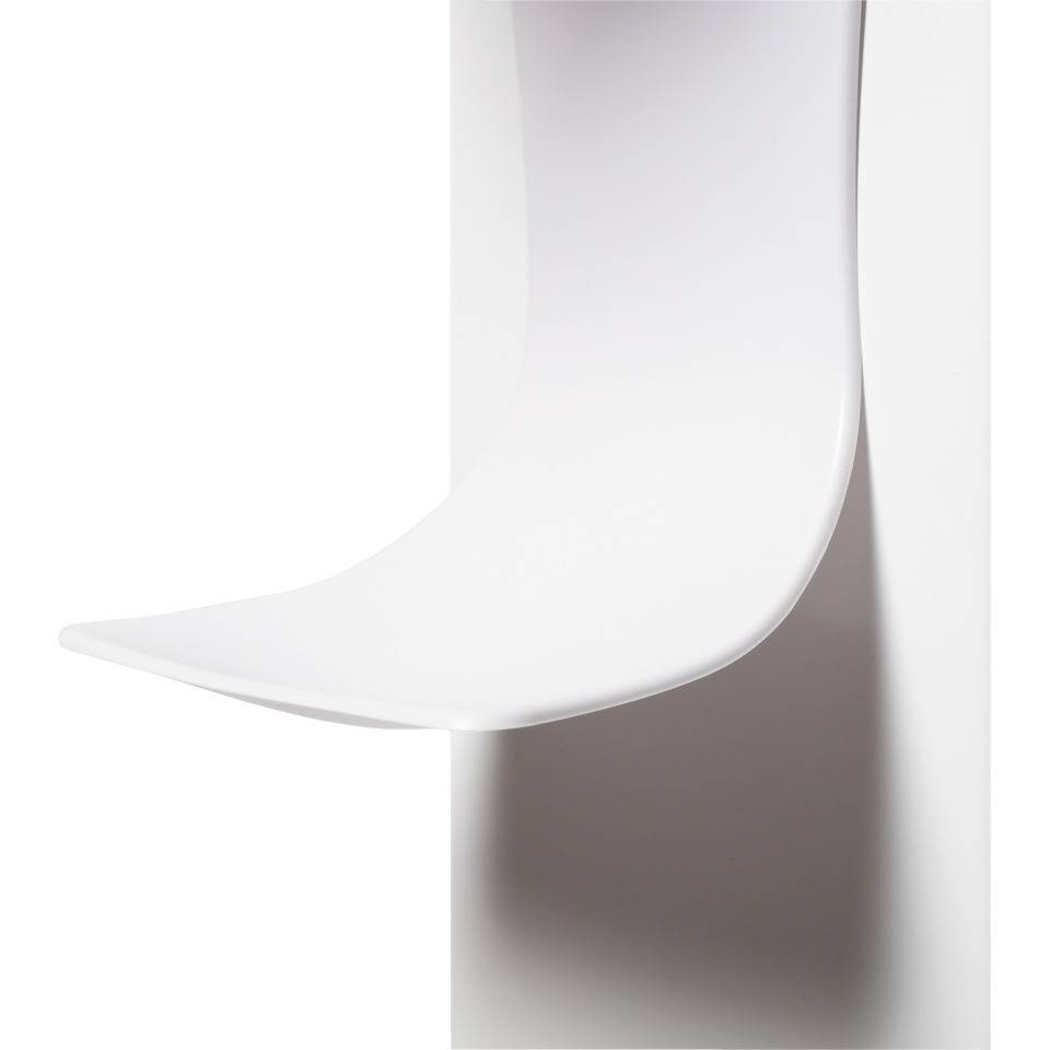 Handdesinfektionsständer Design, automatischer Spender, Auffangschale, Inforahmen