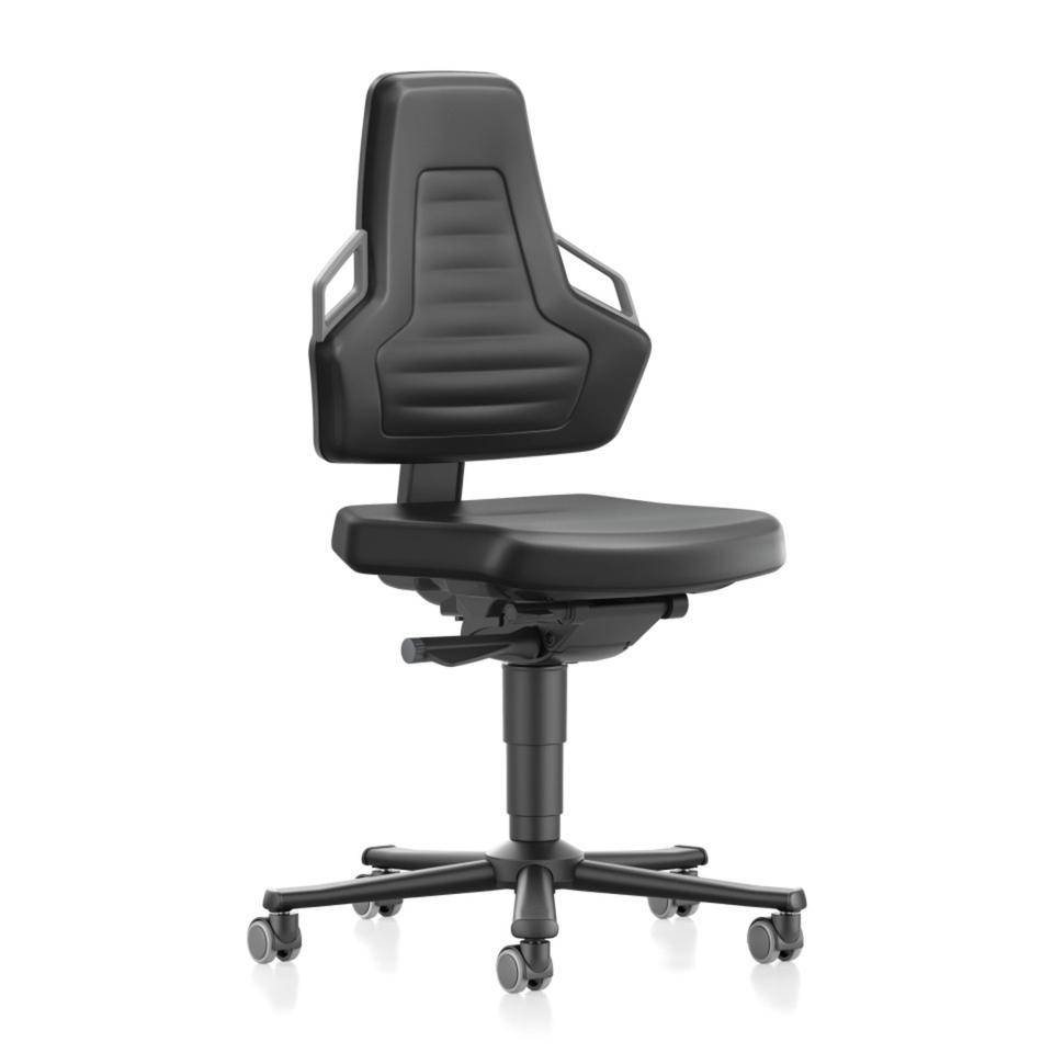 Allrounder Arbeitsstuhl 24/7, für dauerhaften Gebrauch, grau/schwarz, Stoff Duotec