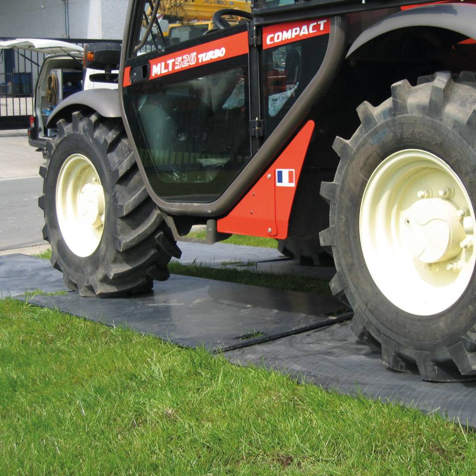 Schake Bodenschutzmatten-Set, Stapelpalette mit 20 Matten, 1200x800x43mm, 682,5 kg