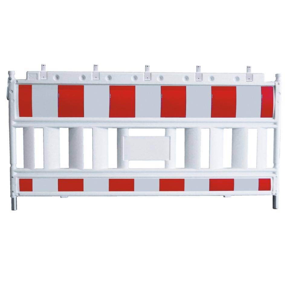 Schake Absperrgitter, rot/weiß, RA1, Kunststoff, 2100x1000x50mm,14,5kg