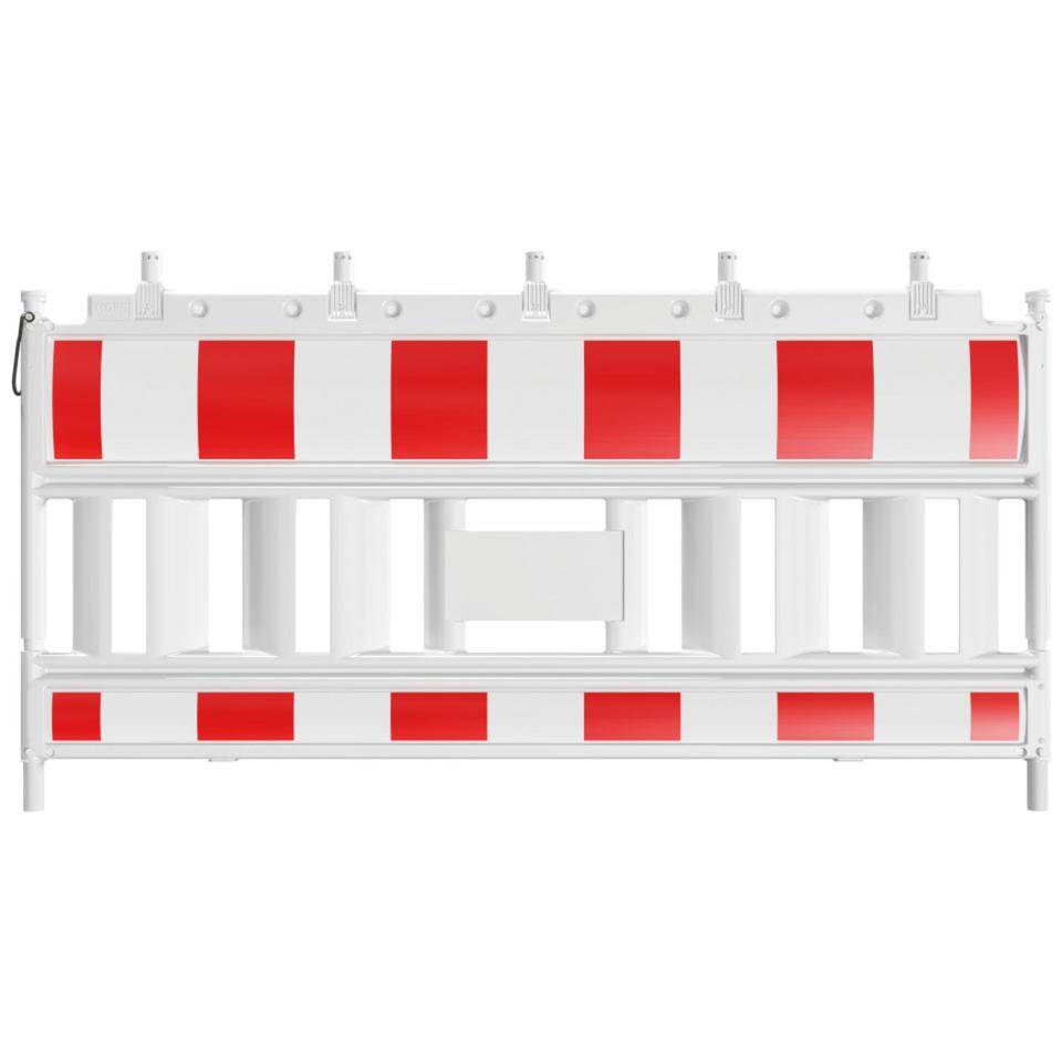Schake Absperrgitter, rot/weiß, RA2, Kunststoff, 2100x1000x50mm,14kg