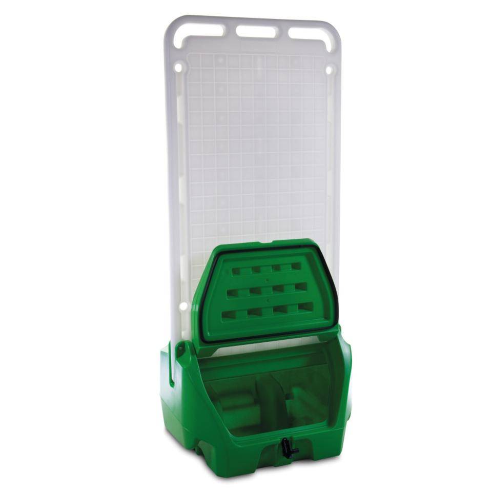 Station FlexSafe, für den Innen- und Außenbereich, grün, 26,5kg,1725x755x595mm