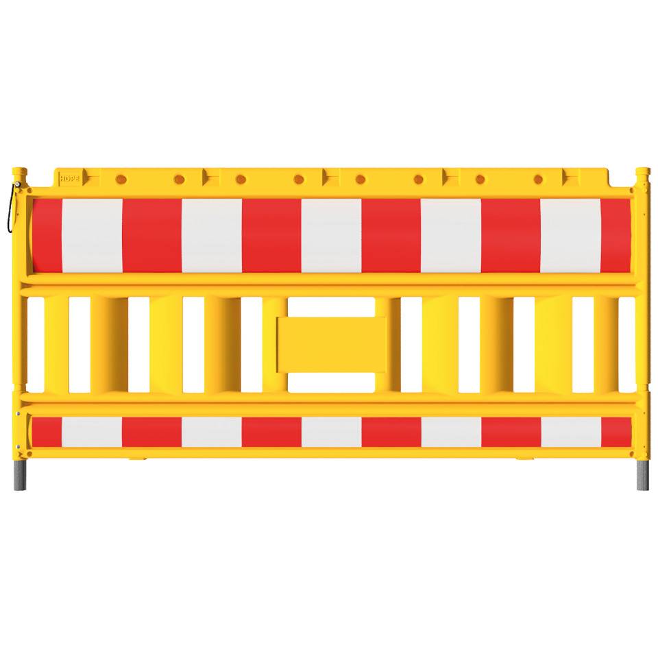 Schake Absperrschrankengitter, gelb, RA1, Kunststoff, 2000x1000x50 mm