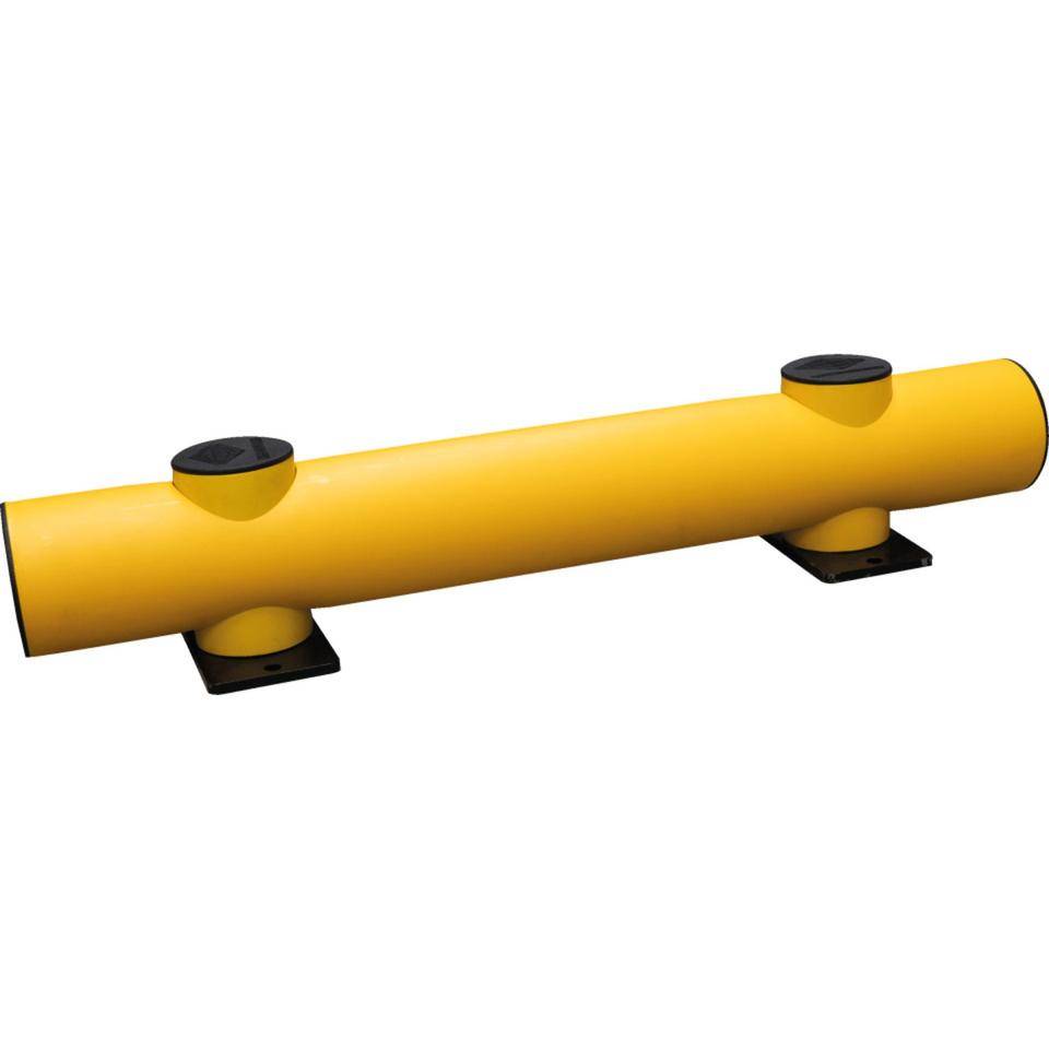 K.57 Rollstopp, zum Aufdübeln, gelb, 1000mm, Ø160mm