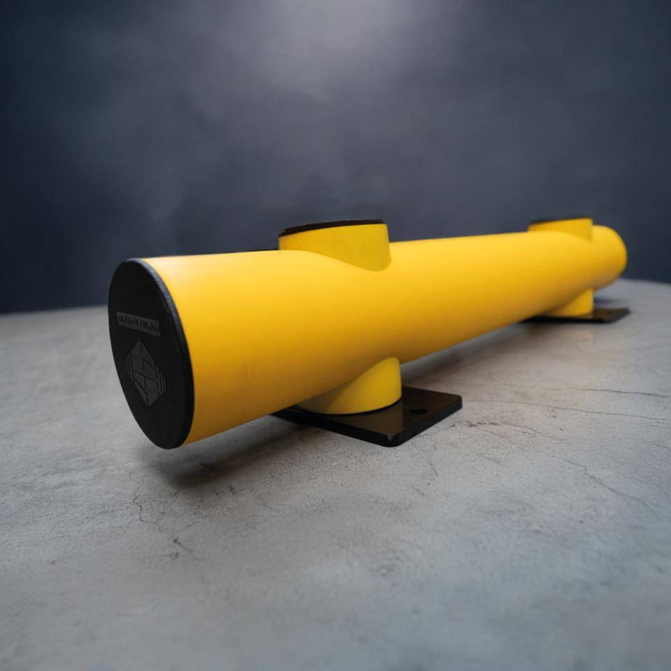 K.57 Rollstopp, zum Aufdübeln, gelb, 1000mm, Ø160mm