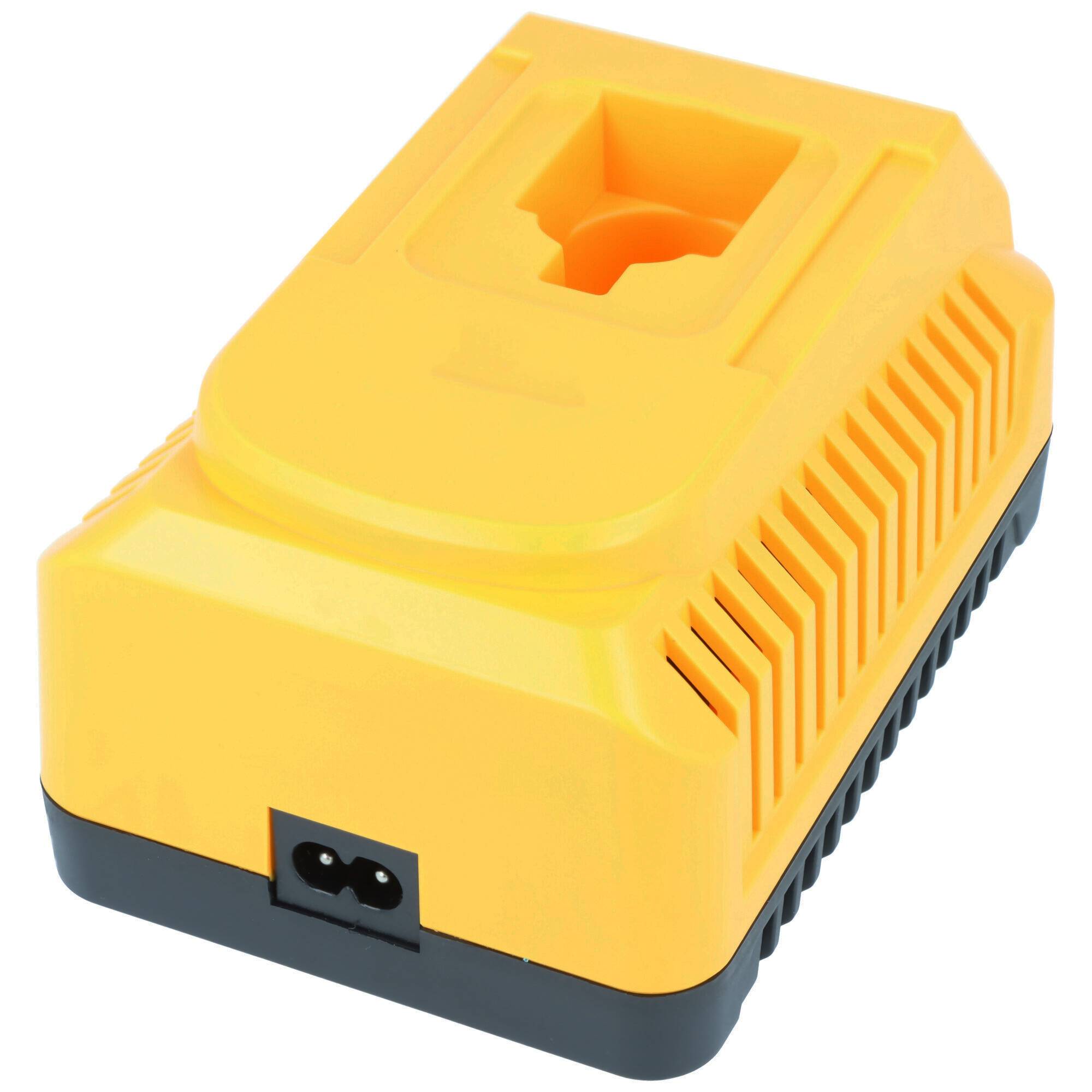 Ladegerät für Dewalt DC9310, DC9180, DC9182, ersetzt Dewalt Ladegerät DC9310, lädt NiCd und NiMH 7,2V-18V Akkus