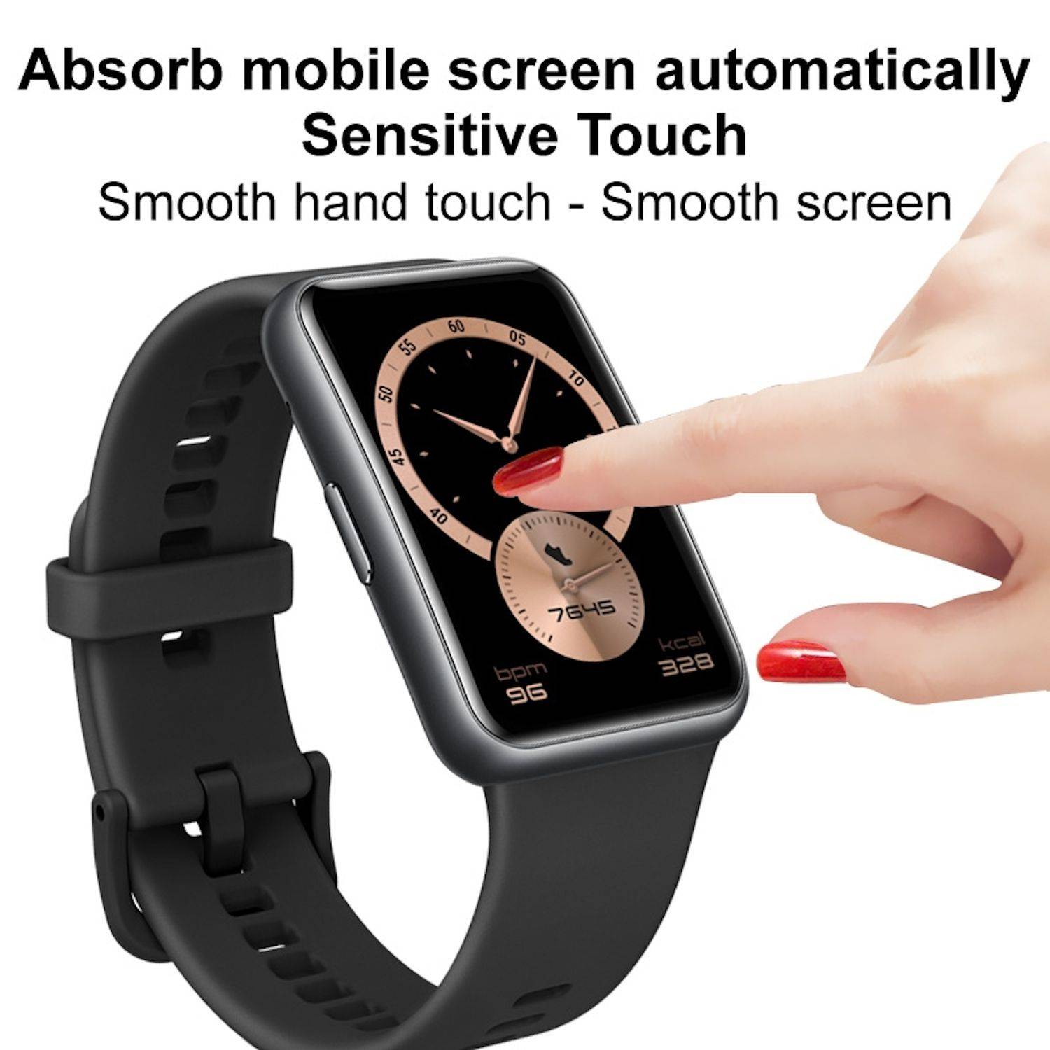 Für Xiaomi Smart Band 9 Plexiglas HD LCD Display Touch Schutz Folie Transparent
