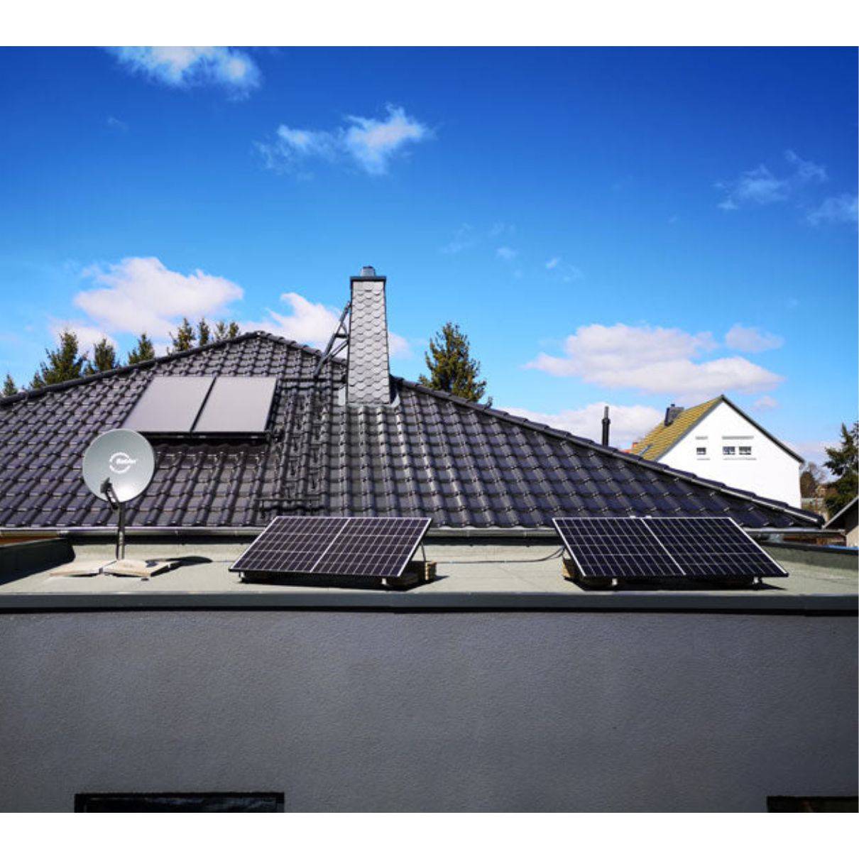 MYVOLTAICS 2x 440+ Watt Premium Hochleistungsmodule – Doppelglas transparent Variante zur Stromerzeugung von beiden Seiten (bifazial)