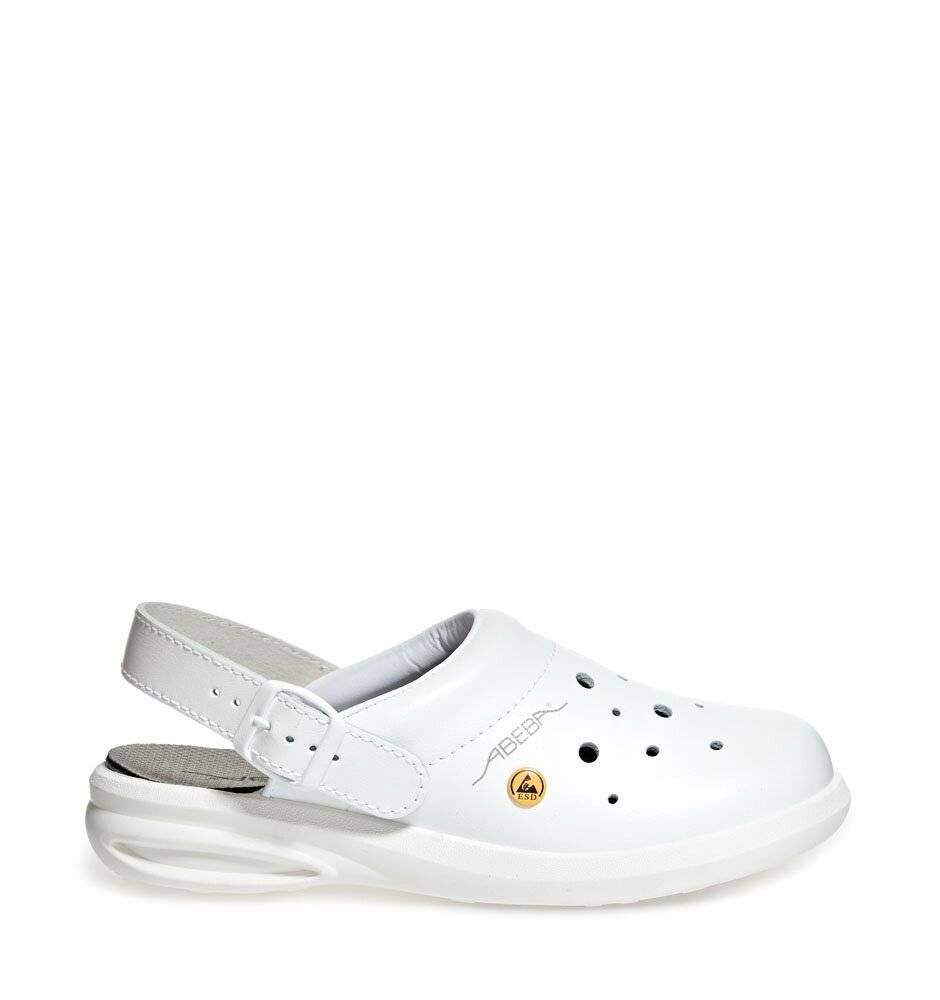 ESD Clogs EASY 37630, OB, weiß. 38