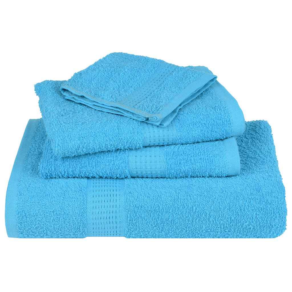 vidaXL Badetücher 2 Stk. Türkis 100x150 cm 360 g/m² 100% Baumwolle