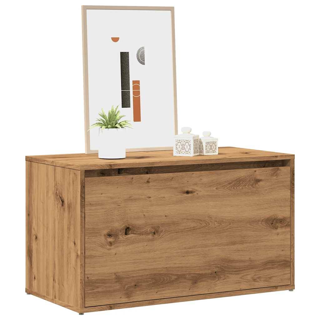 vidaXL Flurbank 80x40x45 cm Artisan-Eiche Holzwerkstoff