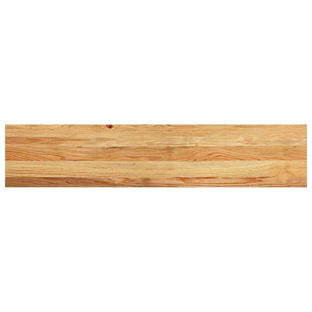 vidaXL Treppenstufen 20 Stk. Hellbraun 120x25x2 cm Massivholz Eiche