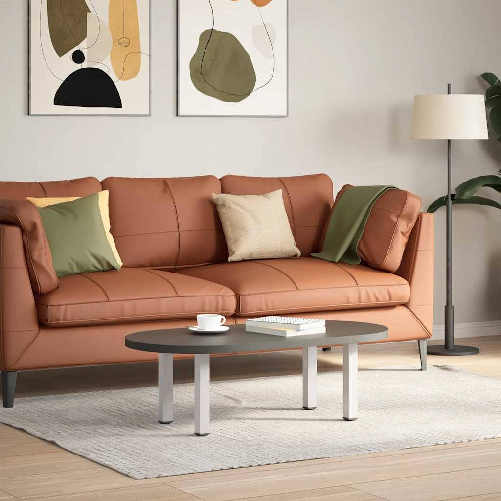 vidaXL Couchtischbeine 4 Stk. Weiß 30-32 cm Stahl