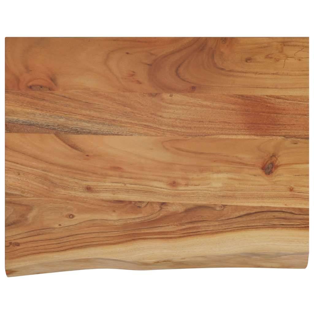 vidaXL Wandregal 50x40x3,8 cm Rechteckig Massivholz Akazie Baumkante