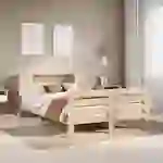 vidaXL Massivholzbett ohne Matratze 120x200 cm Kiefernholz vidaXL Massivholzbett ohne Matratze 120x200 cm Kiefernholz