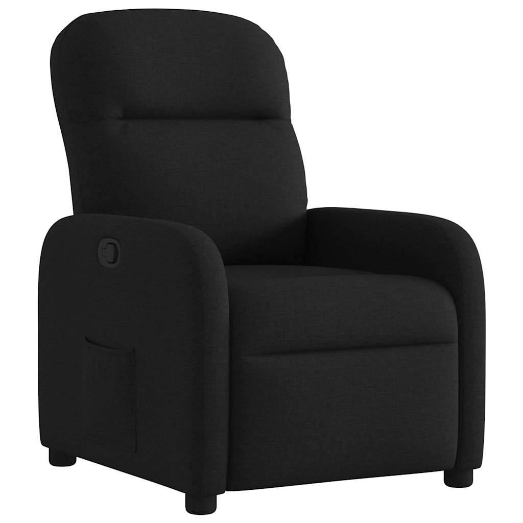 vidaXL Relaxsessel Schwarz Stoff