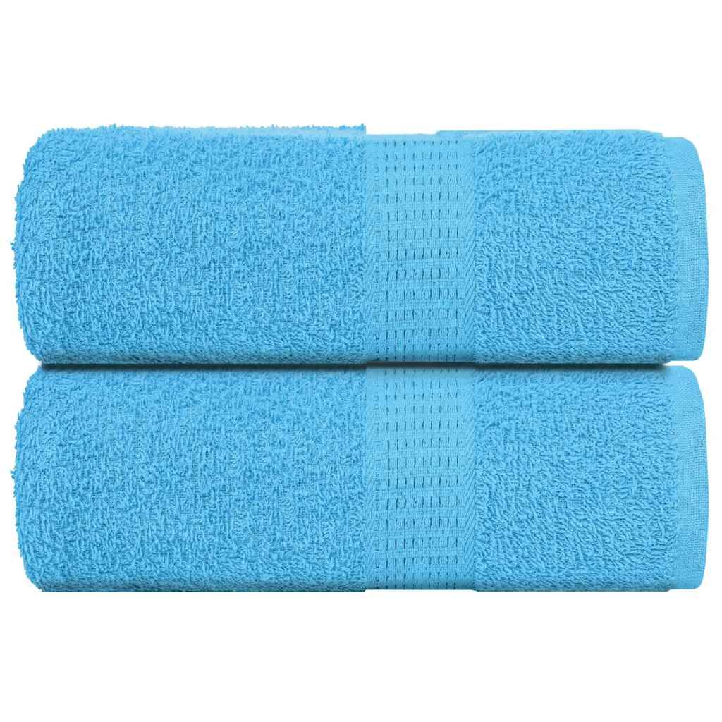 vidaXL Seiftücher 2 Stk. Türkis 30x30 cm 360 g/m² 100% Baumwolle