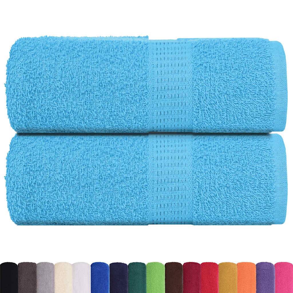 vidaXL Seiftücher 2 Stk. Türkis 30x30 cm 360 g/m² 100% Baumwolle
