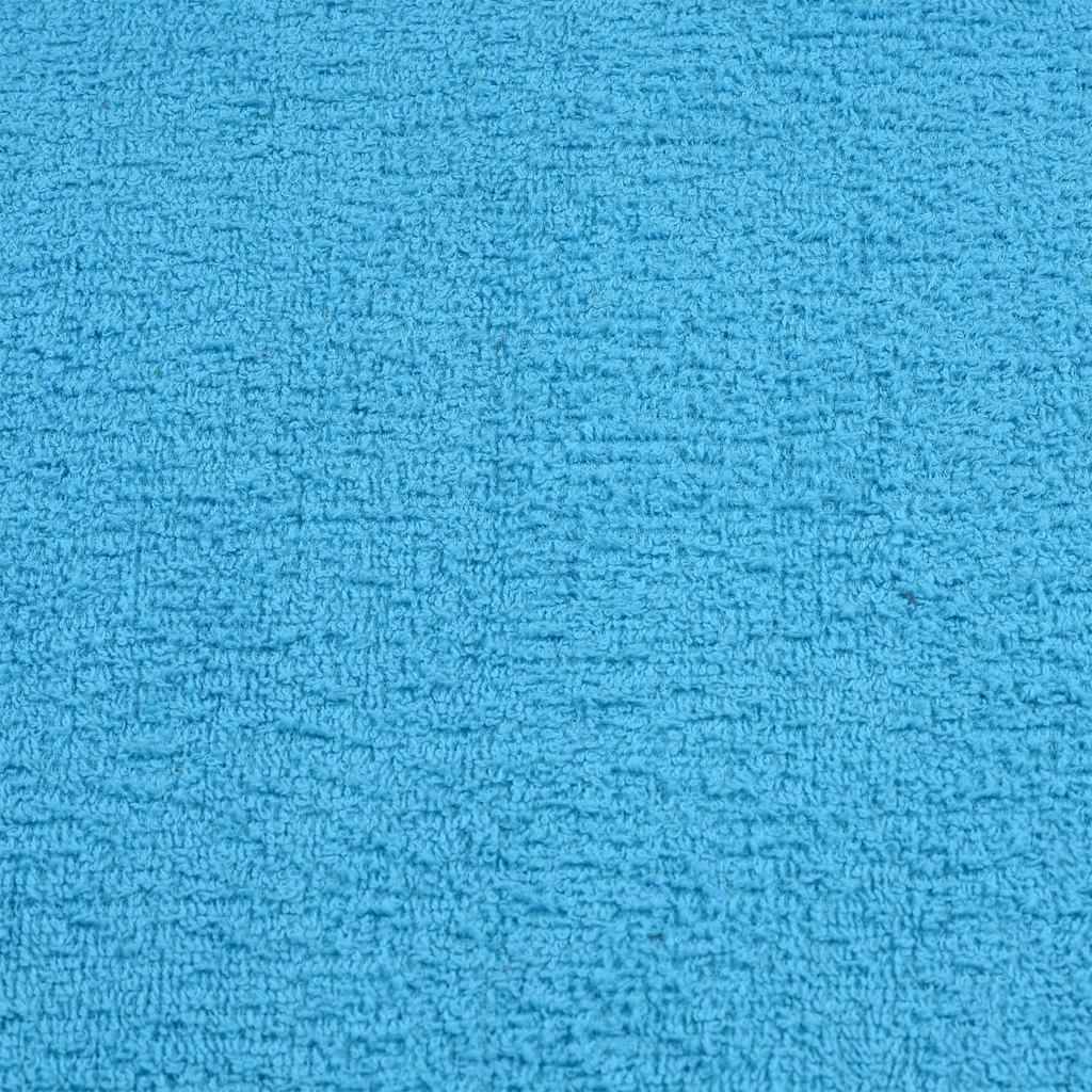 vidaXL Seiftücher 2 Stk. Türkis 30x30 cm 360 g/m² 100% Baumwolle