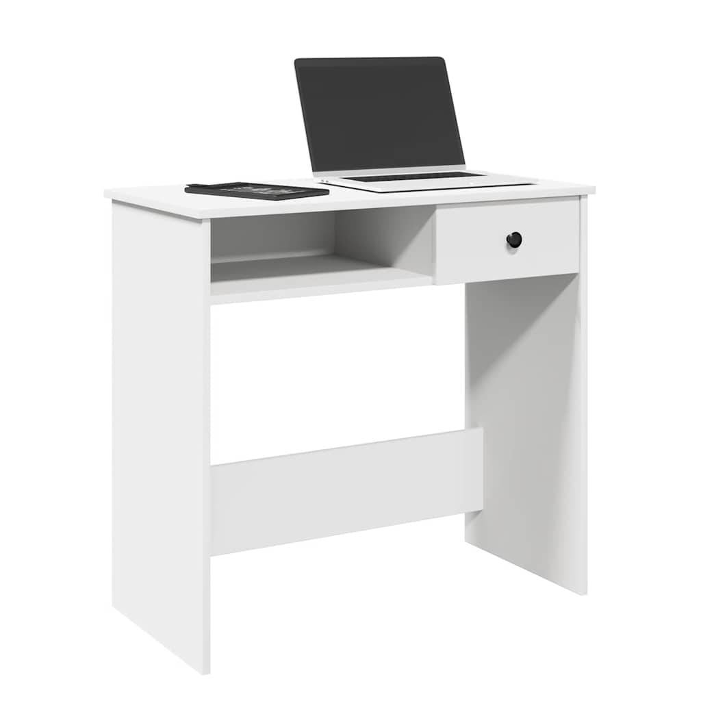 vidaXL Schreibtisch Weiß 80×40×75 cm Holzwerkstoff