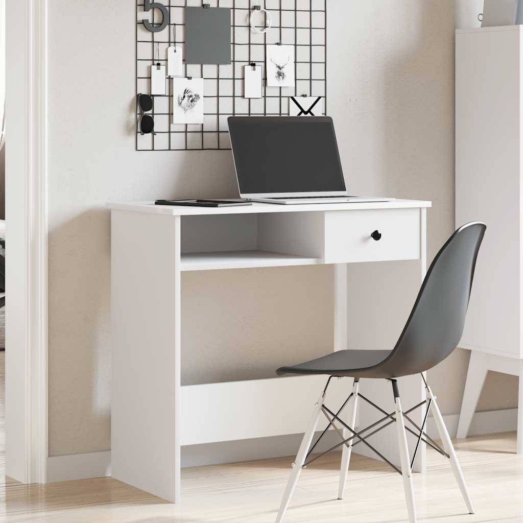 vidaXL Schreibtisch Weiß 80×40×75 cm Holzwerkstoff