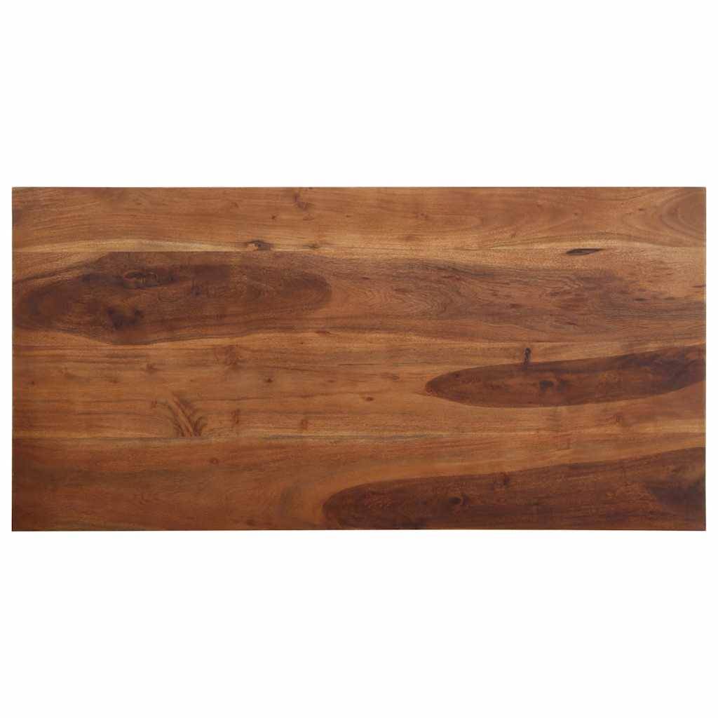 vidaXL Esstisch 120x60x76 cm Massivholz Akazie