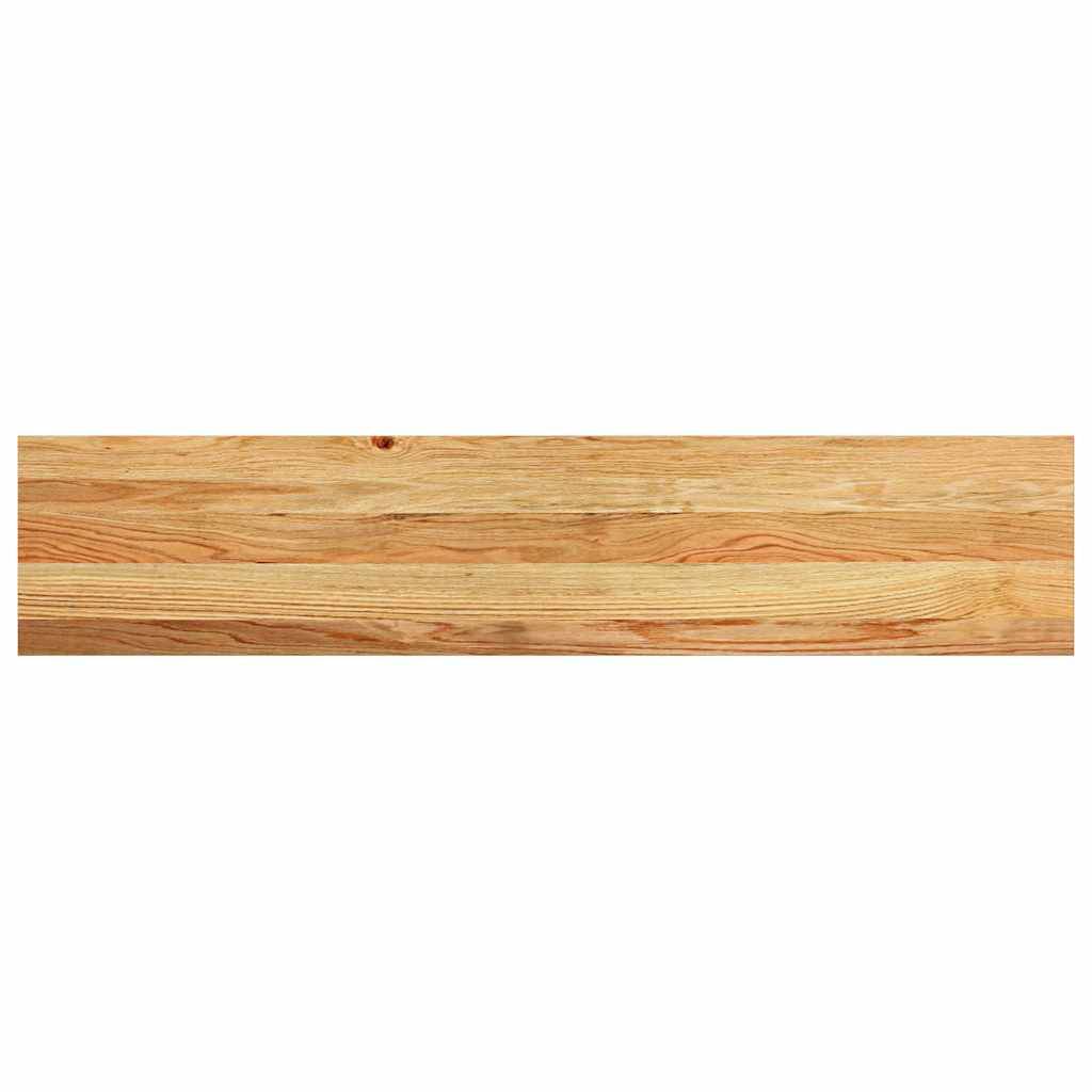 vidaXL Treppenstufen 8 Stk. Hellbraun 120x30x2 cm Massivholz Eiche