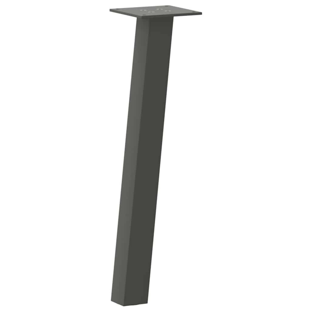 vidaXL Couchtischbeine 4 Stk. Anthrazit 30 cm Stahl