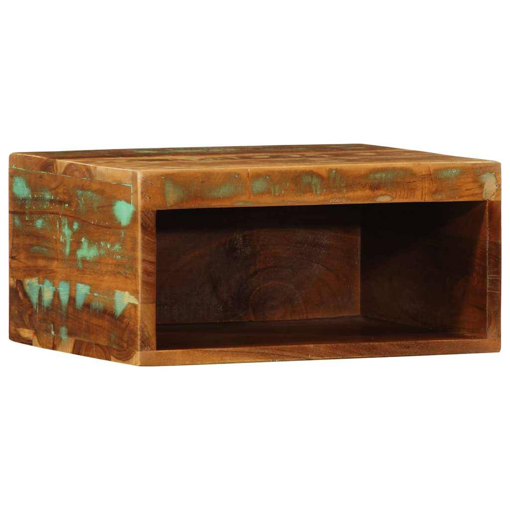 vidaXL TV-Wandschrank 40x30x19 cm Altholz Massiv