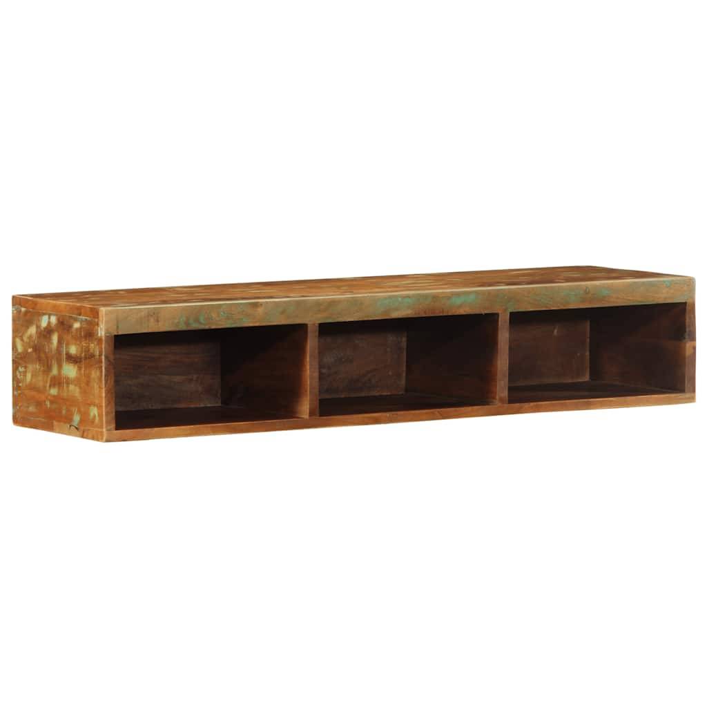 vidaXL TV-Wandschrank 100x30x19 cm Altholz Massiv