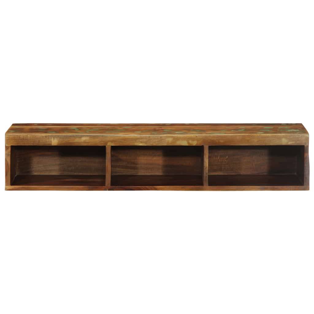 vidaXL TV-Wandschrank 100x30x19 cm Altholz Massiv