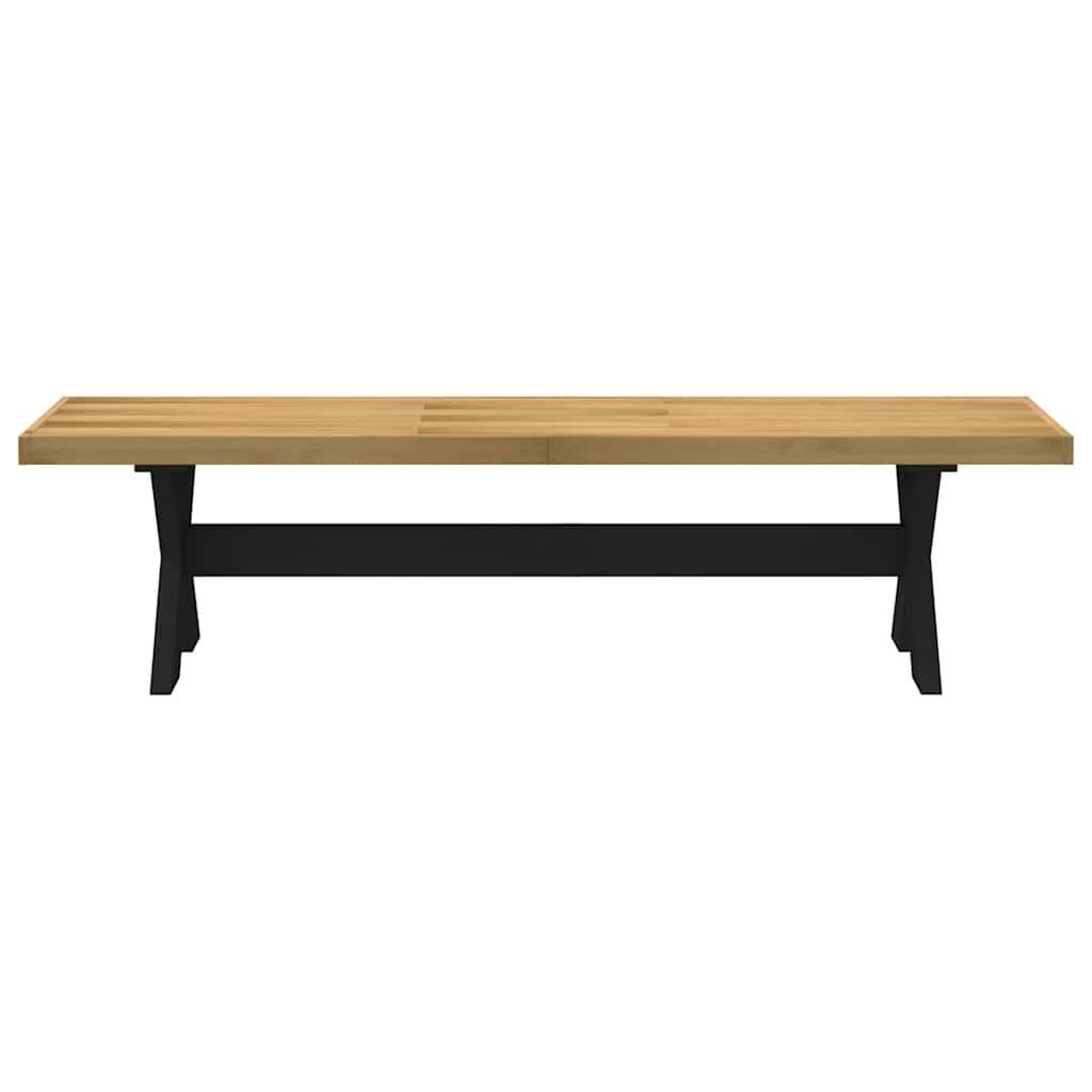 vidaXL Esszimmerbank NOAIN X-Form-Beine 180x40x45 cm Massivholz Kiefer