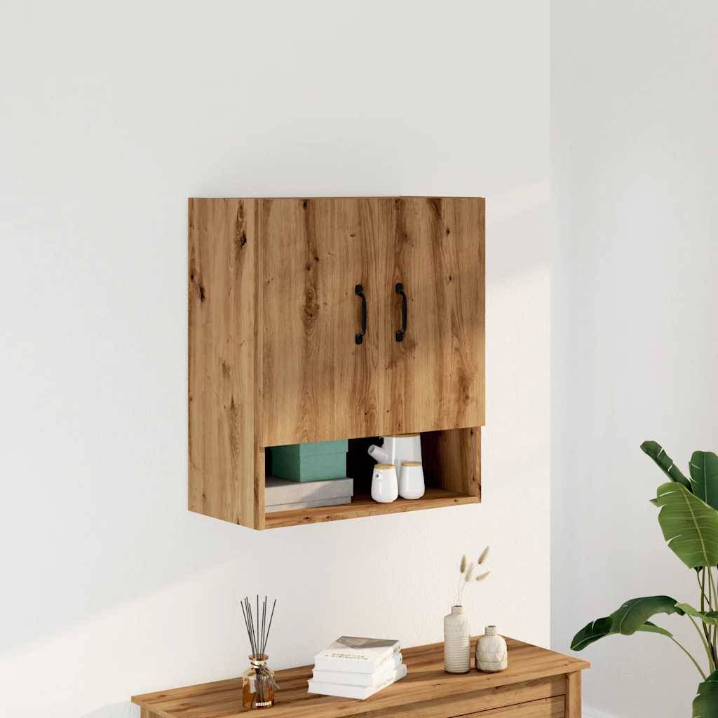 vidaXL Wandschrank Artisan-Eiche 60x31x70 cm Holzwerkstoff
