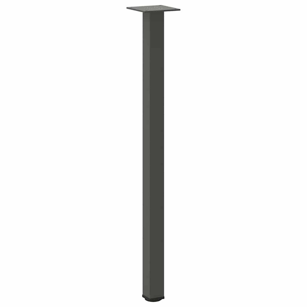 vidaXL Konsolentischbeine 4 Stk. Anthrazit 72-74 cm Stahl