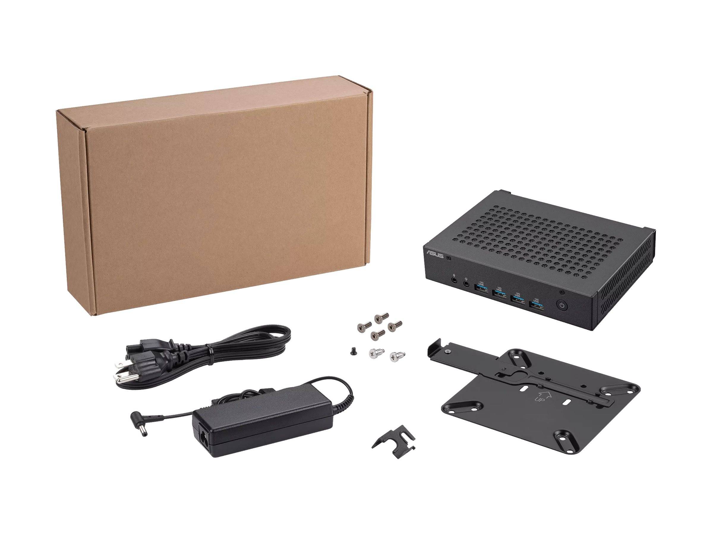 ASUS ExpertCenter PN43 SN200AD - Mini-PC - N-series N200 - RAM 4 GB - SSD 128 GB - NVMe - UHD Graphics - Wi-Fi 6E, 1GbE,