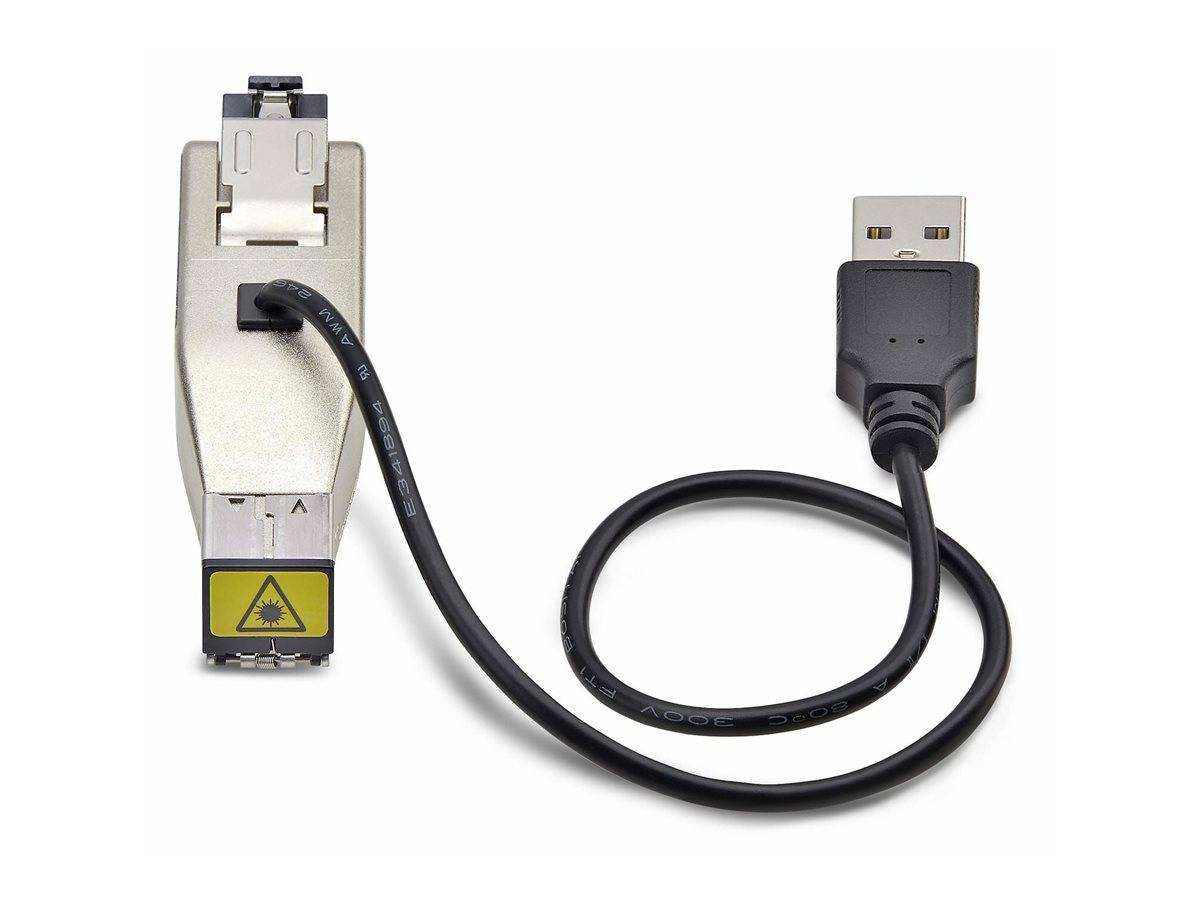 StarTech.com Gigabit Fiber to RJ45 Ethernet Media Converter, Micro Mini