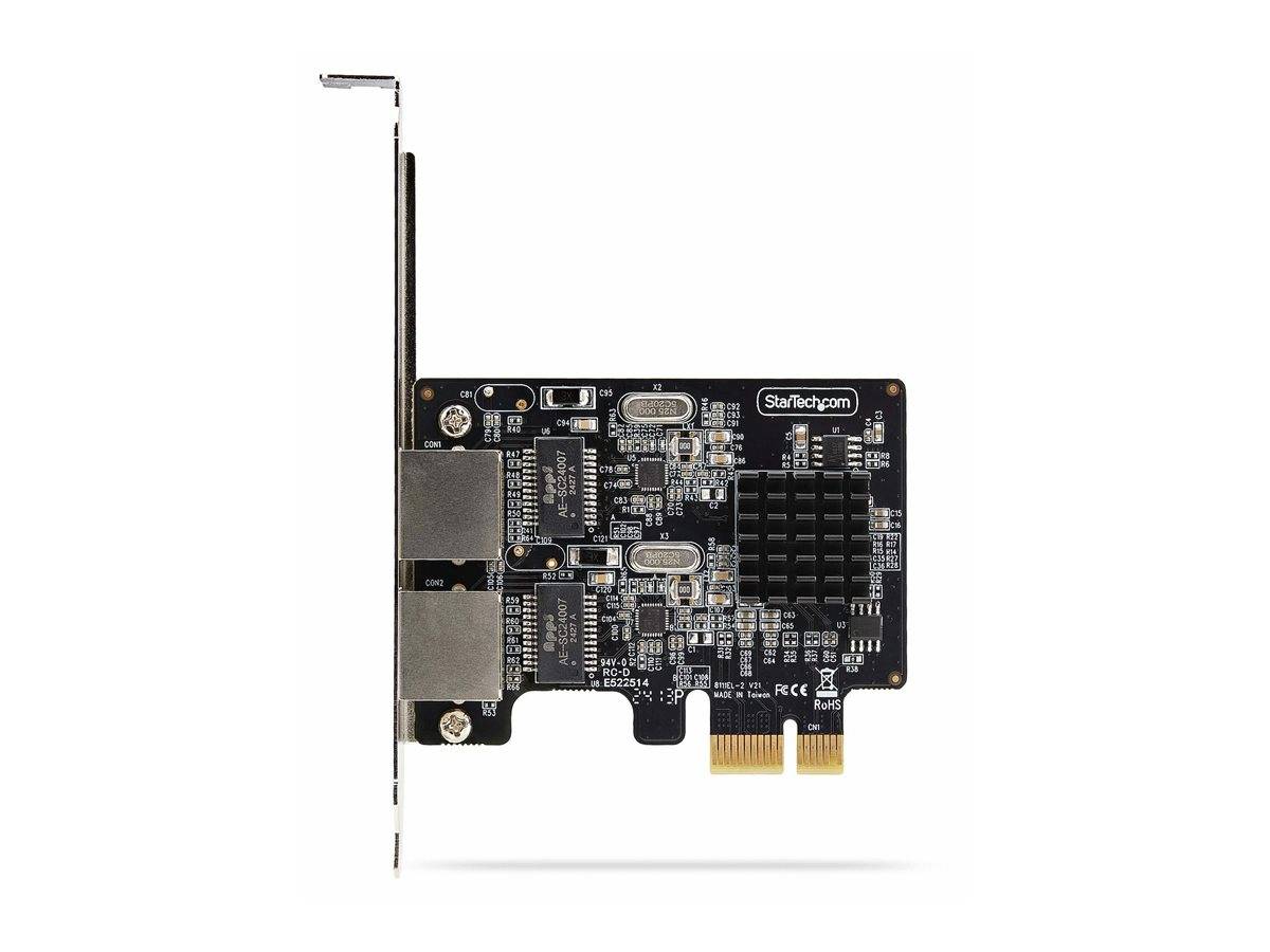 StarTech.com 2-Port Gigabit PCIe Network Adapter Card, TAA Compliant
