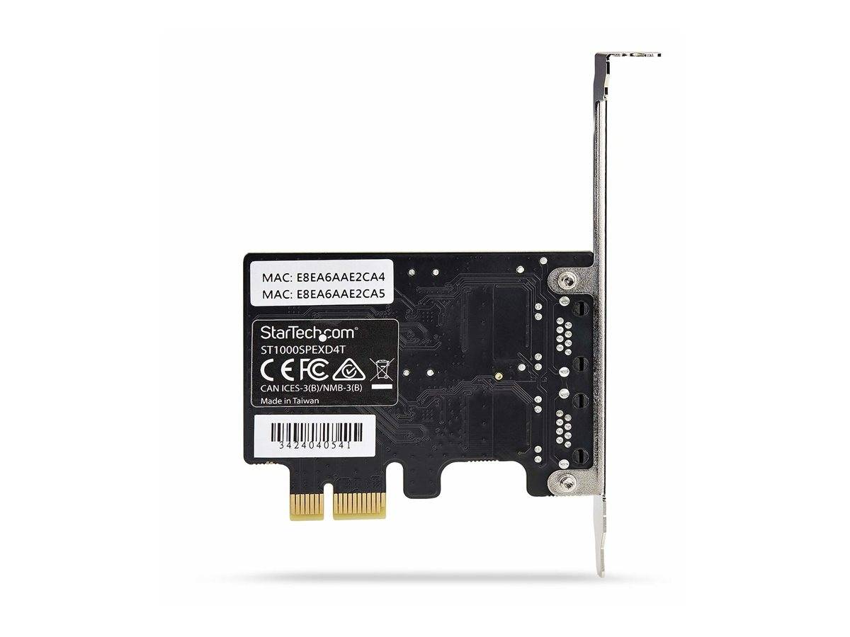StarTech.com 2-Port Gigabit PCIe Network Adapter Card, TAA Compliant
