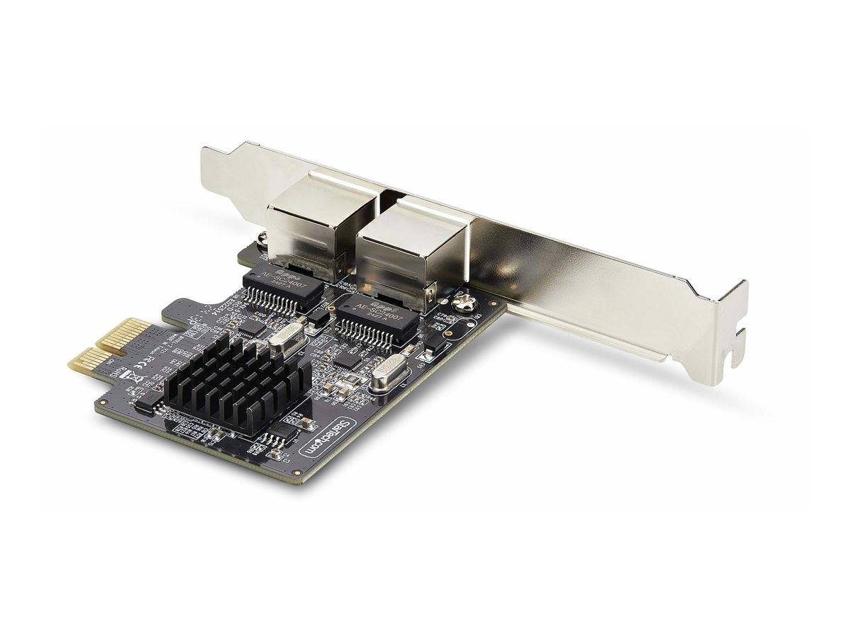 StarTech.com 2-Port Gigabit PCIe Network Adapter Card, TAA Compliant