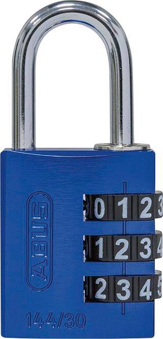 Zahlen-Hangschloss 144/30 blau Lock-Tag - Artikel: 4003318809149