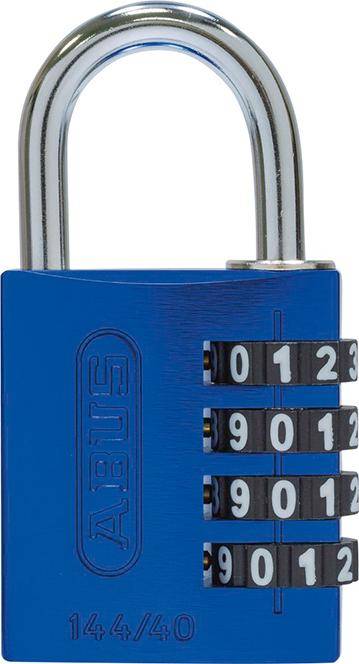 Zahlen-Hangschloss 144/40 blau Lock-Tag - Artikel: 4003318823725